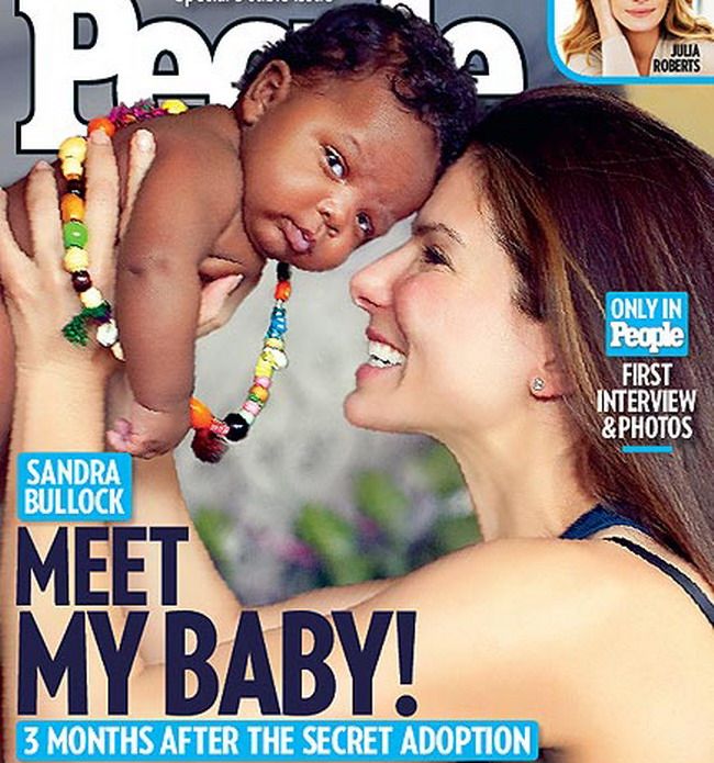 Desi se afla in proces de divort, Sandra Bullock a adoptat un copil!