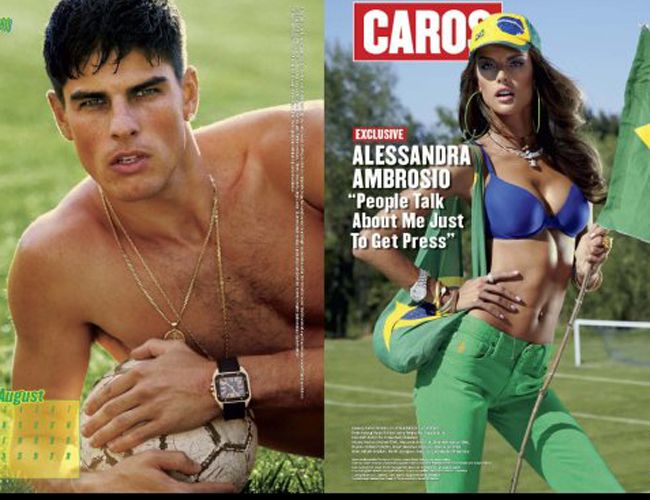 Modele sexy s-au dezbracat in cinstea Campionatului Mondial de Fotbal SUPER GALERIE FOTO