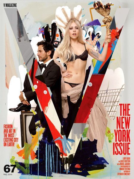 Lady Gaga a pozat in Statuia Libertatii pentru V Magazine FOTO! &nbsp;