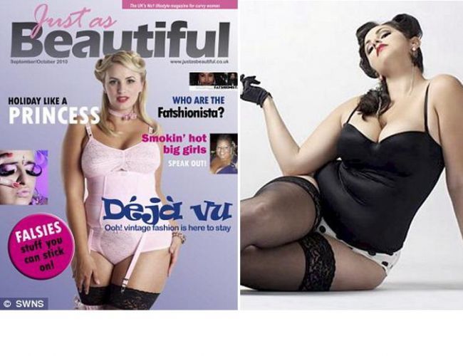 S-a lansat revista glossy cu modele supraponderale si fara rubrica de dieta!