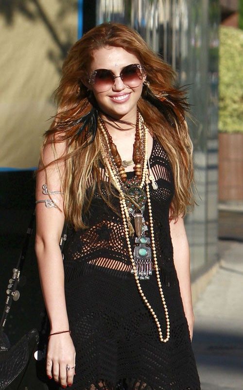 Miley Cyrus, sic in Los Angeles! FOTO