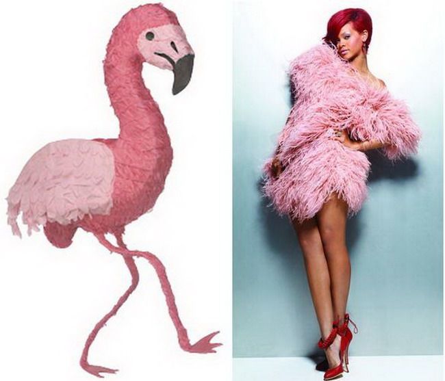 Rihanna, picioare de flamingo in Photoshop!