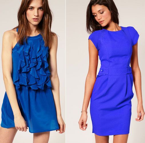 Look-ul zilei: Jessica Alba, intr-o rochie albastru electric. Vezi cum te poti imbraca si tu asa, cu bani putini!