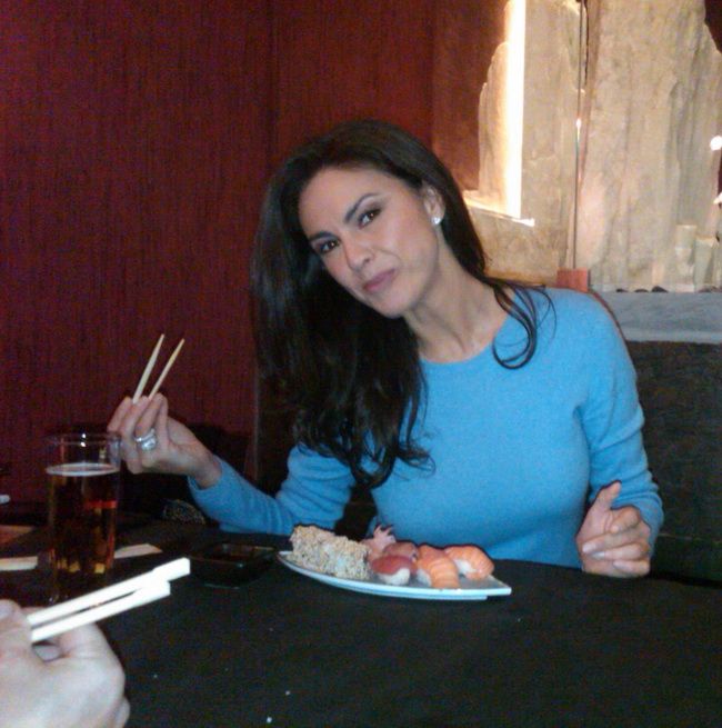 Ramona Badescu a sarbatorit 1 martie cu sushi si paste &nbsp;