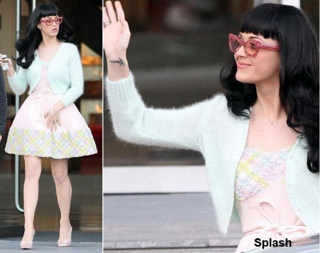 Fashion Police! Katy Perry - look trendy sau de bunicuta?