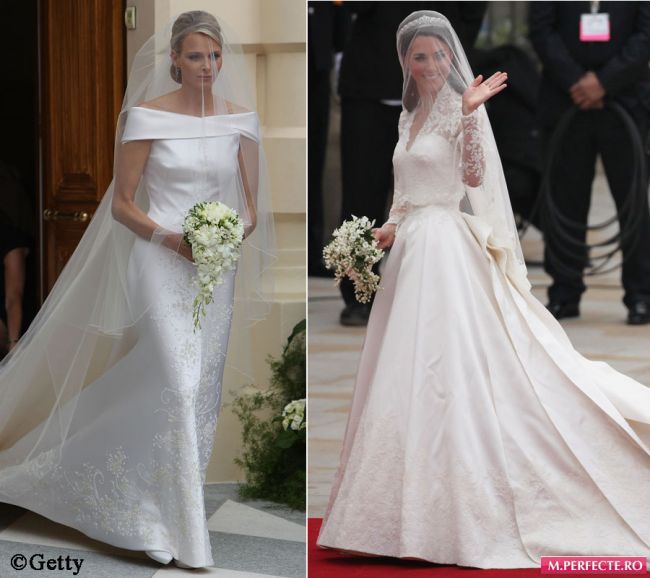 VOTEAZA mireasa anului: Charlene - Printesa de Monaco sau Catherine - Ducesa de Cambridge?