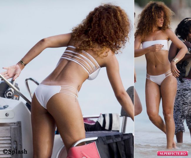 Schimbare de look: Rihanna a renuntat la roscat pentru o culoare mai naturala