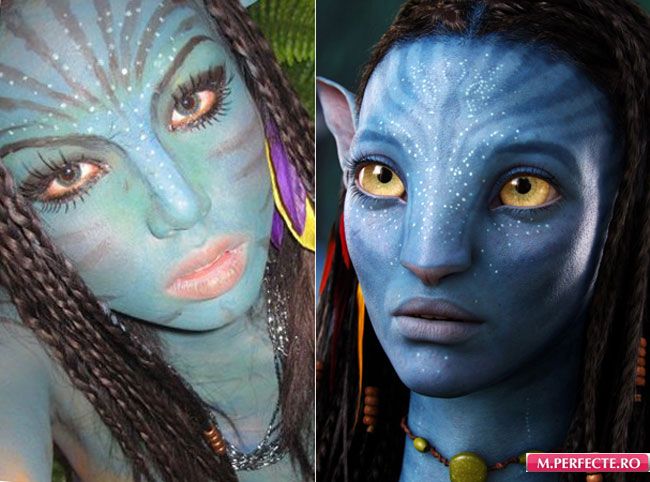 Machiaj de Halloween: Invata cum sa intri in pielea lui Neytiri din Avatar VIDEO