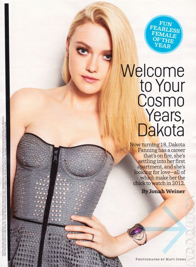 E minora, dar apare pe coperta Cosmopolitan, inconjurata de aluzii sexuale. A mers Dakota Fanning prea departe?