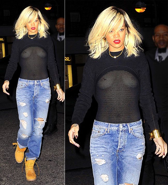 Dezastru vestimentar total. Rihanna, intr-o tinuta dincolo de limitele decentei