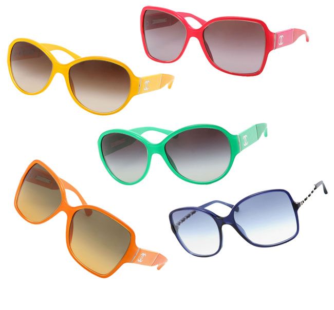 Chanel, o colectie colorata de ochelari de soare pentru primavara-vara 2012