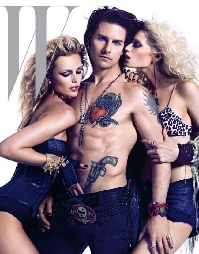 Tom Cruise, asa cum nu l-ai mai vazut niciodata: cu parul lung, machiat si plin de tatuaje FOTO si VIDEO