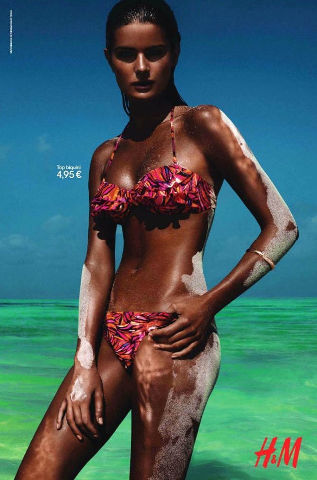 Gafa de proportii: acelasi model, campanii diferite pentru vara 2012. Culoarea pielii difera insa radical