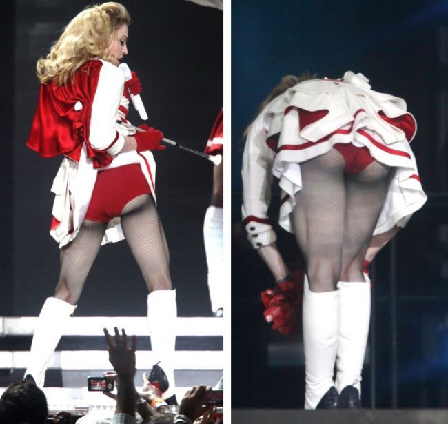 Madonna nu mai stie ce sa faca sa atraga atentia. Vezi cum a socat din nou la Milano
