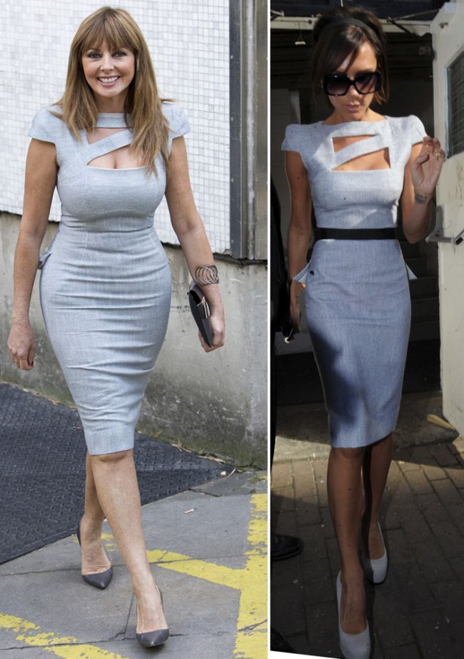 Cine arata mai bine in rochia Victoriei Beckham: designerul sau o femeie cu forme?