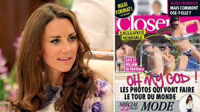 Pozele care vor dezlantui furia in Familia Regala! O revista din Franta a publicat imaginile topless ale lui Kate Middleton. Vezi ipostazele bomba