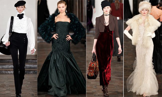 New York Fashion Week: Ralph Lauren, toamna-iarna 2013/2014: Gavroche se intalneste cu Anna Karenina