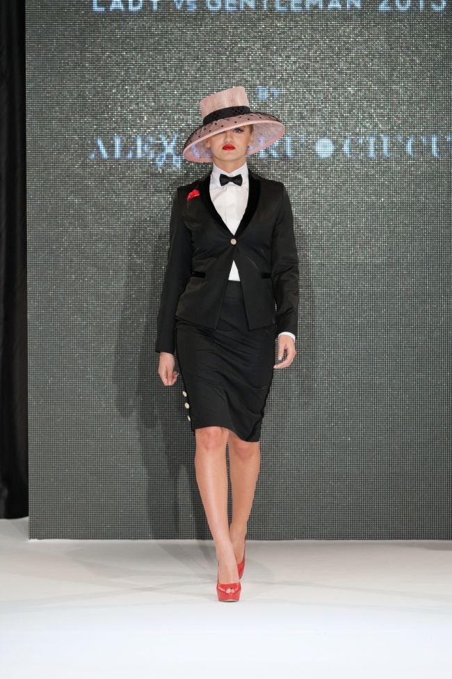 Lady vs Gentleman 2013: prima colectie a lui Alexandru Ciucu care contine si tinute feminine. Cum arata creatiile inspirate de Coco Chanel