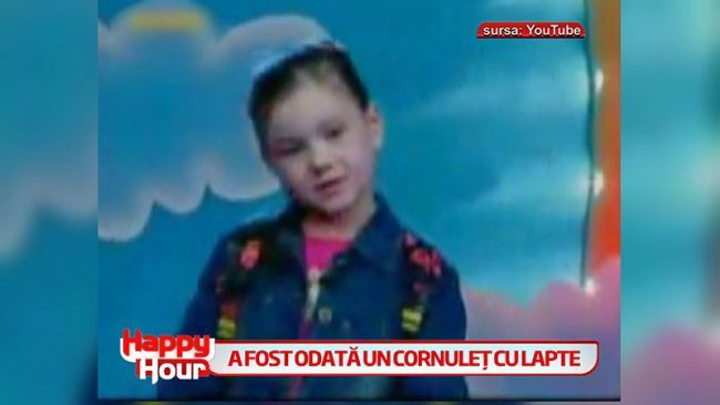 Iti mai aduci aminte de ea? Cum arata Dumitrana, interpreta piesei "Cornulet cu lapte" acum, la varsta de aproape 18 ani