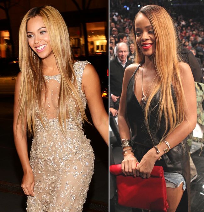 Dupa zeci de schimbari de look, Beyonce si Rihanna au ajuns sa arate la fel! Cui ii sta mai bine? Voteaza in sondaj!