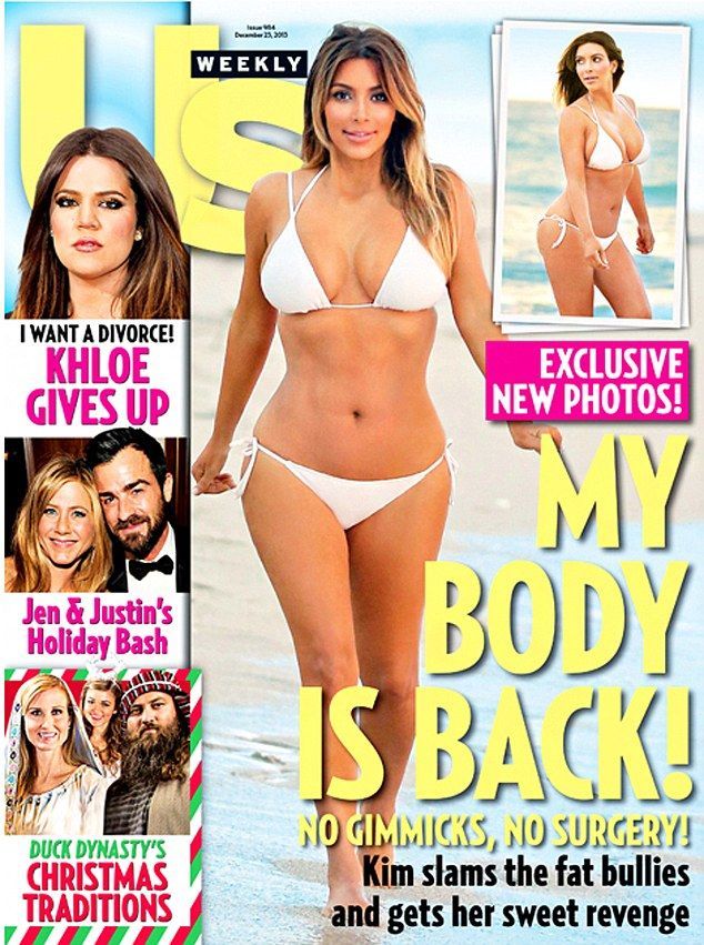 Kim Kardashian pentru prima data in bikini, fara Photoshop, dupa nasterea lui North. Cum arata cu adevarat corpul ei si ce dieta tine