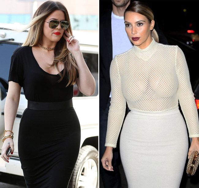 Khloe Kardashian o copiaza pe Kim! Dupa ce s-a vopsit ca ea, acum se si imbraca identic! Care dintre surori arata mai bine in acelasi outfit?
