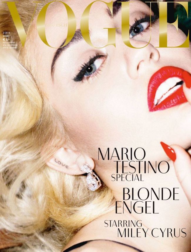 Miley Cyrus o copiaza cu nerusinare pe Madonna. Cum a pozat de data aceasta fostul star Disney