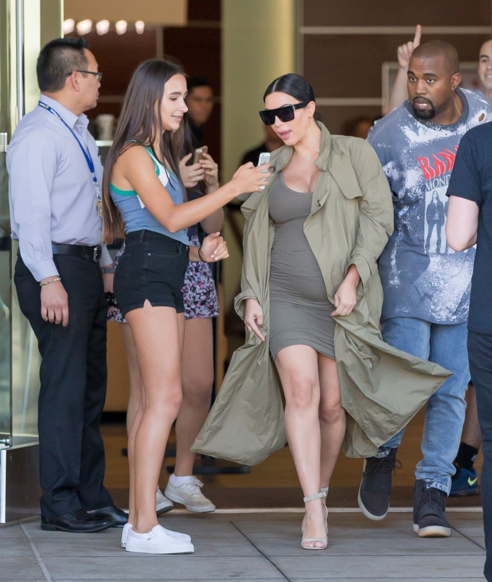 Copiaza stilul de gravida al lui Kim Kardashian.Cine e vedeta care a recunoscut ca se inspira de la sotia lui Kanye West
