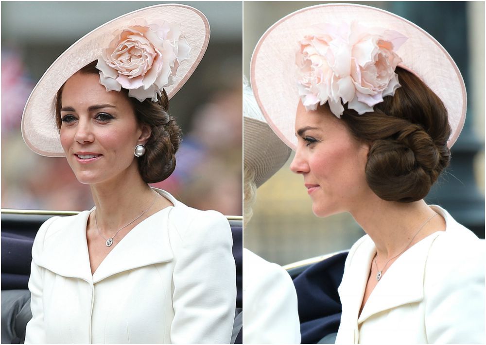 Kate Middleton si Printesa Charlotte, desprinse din basme. Micuta, la prima aparitie din balconul oficial al Reginei