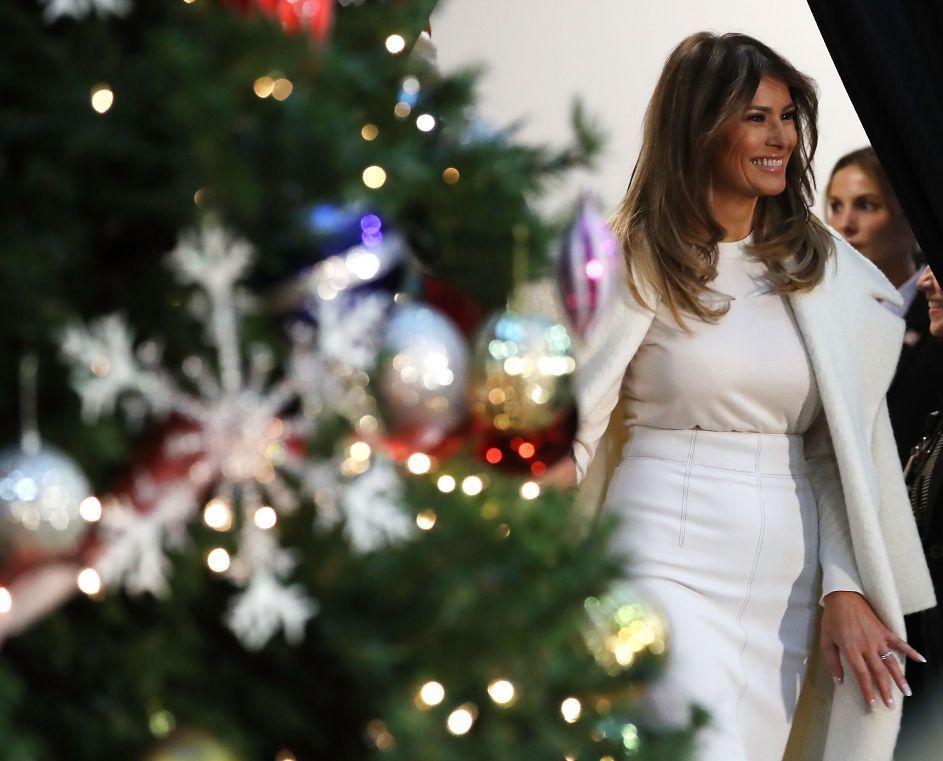 Cum arată decorațiunile de Crăciun, pe care Melania Trump le-a ales pentru Casa Albă