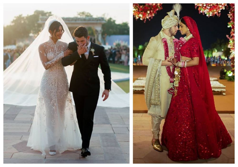 Ce rochii a purtat Priyanka Chopra la nunta cu Nick Jonas. Primele imagini cu ținutele din ziua petrecerii