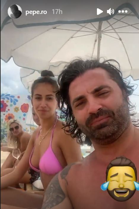Pepe, imagini din vacanța pe care o petrece alături de iubita lui, Yasmine