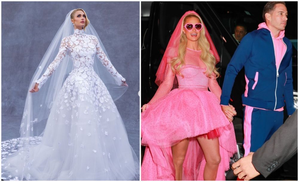 Paris Hilton, nuntă de trei zile și trei nopți: invitații au pierdut șirul rochiilor de mireasă