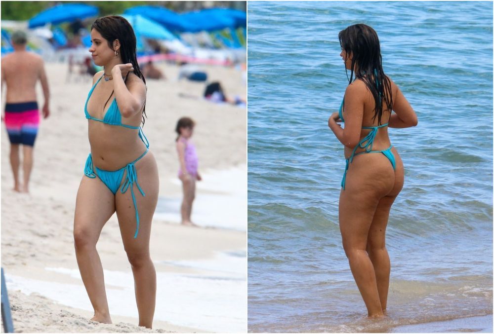 Camila Cabello, apariție dezinhibată la plajă. Vedeta a dat uitării comentariile răutăcioase legate de corpul său