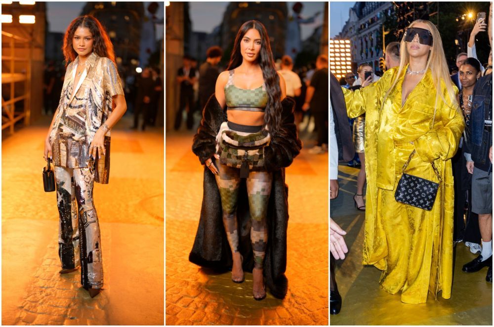 Cele mai hot vedete din showbiz, prezente la lansarea noii colecții Louis Vuitton. Rihanna, Beyonce și Kim Kardashian &ndash; &icirc;n public