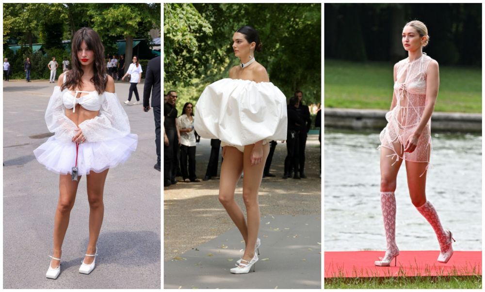 Kendall Jenner, ridiculizată din cauza rochiei prezentate la Paris: &ldquo;Zici că poartă Pampers&rdquo;