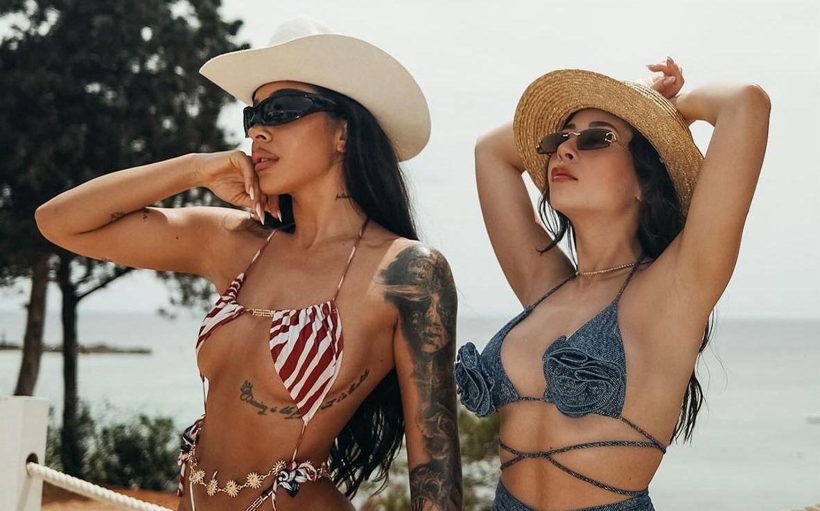 Ștefania și Nicole Cherry, super hot pe o plajă din Ibiza! Imaginile cu care artistele și-au zăpăcit fanii: &bdquo;Sunteți foarte sexy!&rdquo;