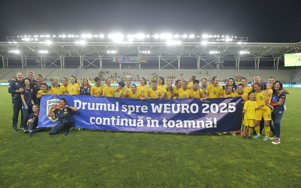 Rom&acirc;nia &icirc;nvinge Armenia cu 3-1 și &icirc;ncheie preliminariile pentru WEURO 2025 cu șase victorii din șase posibile